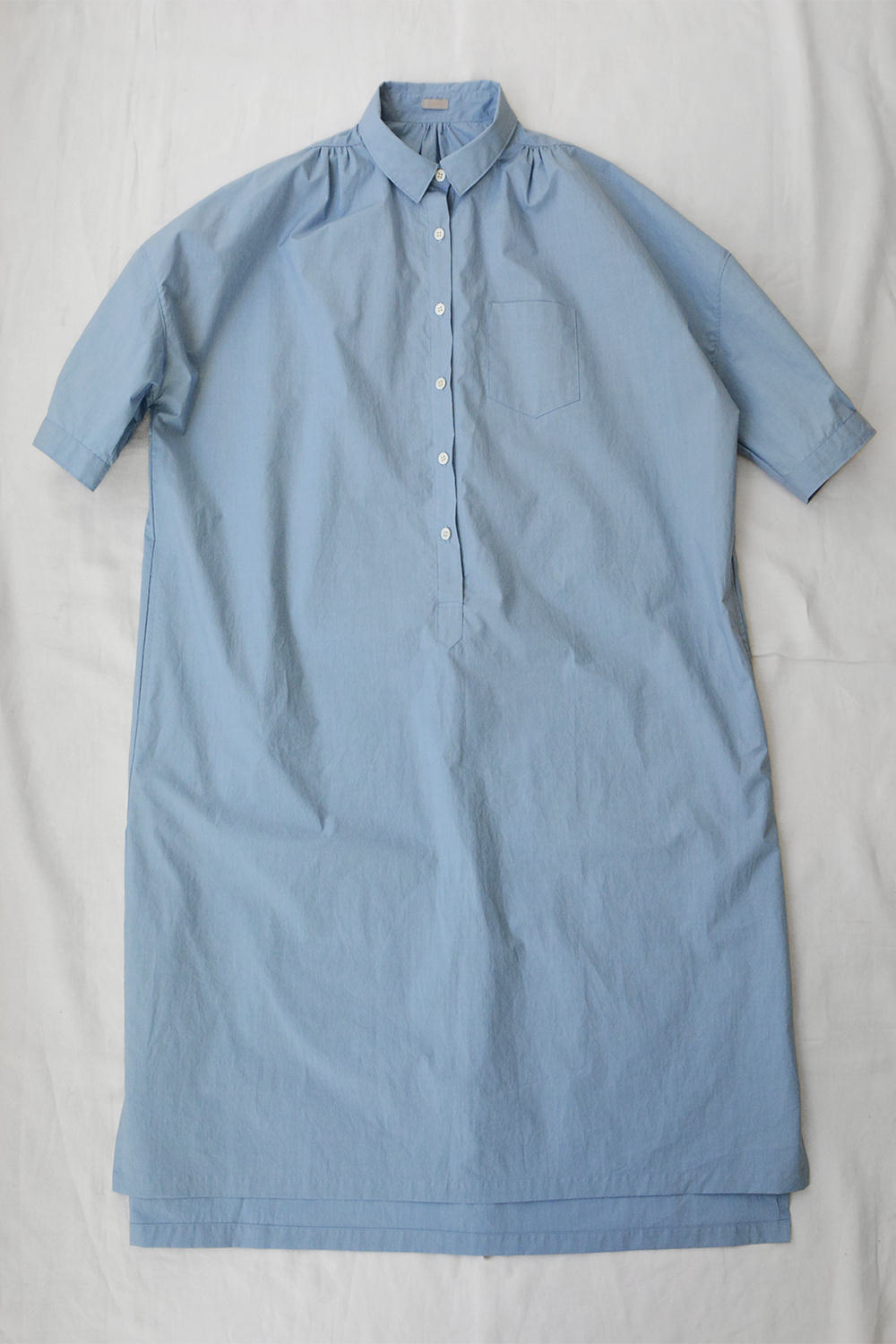 MAKIE, Women's Cotton Dress Elise - Sky