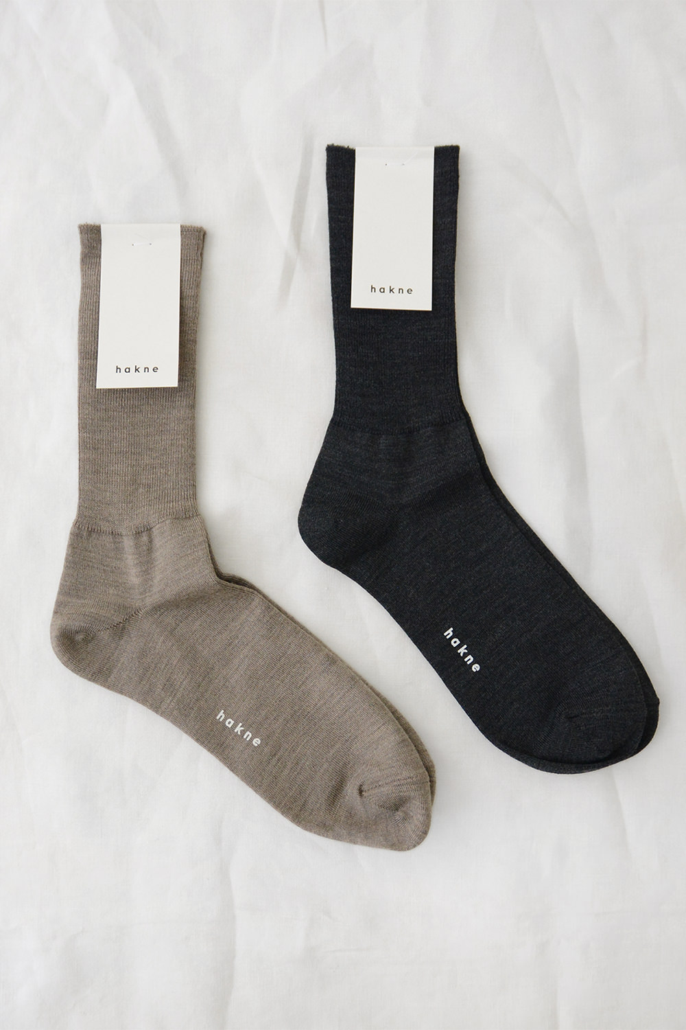 Hakne, Merino Wool Ribbed Socks