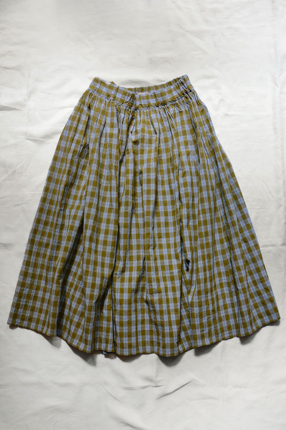apuntob green check skirt top picture