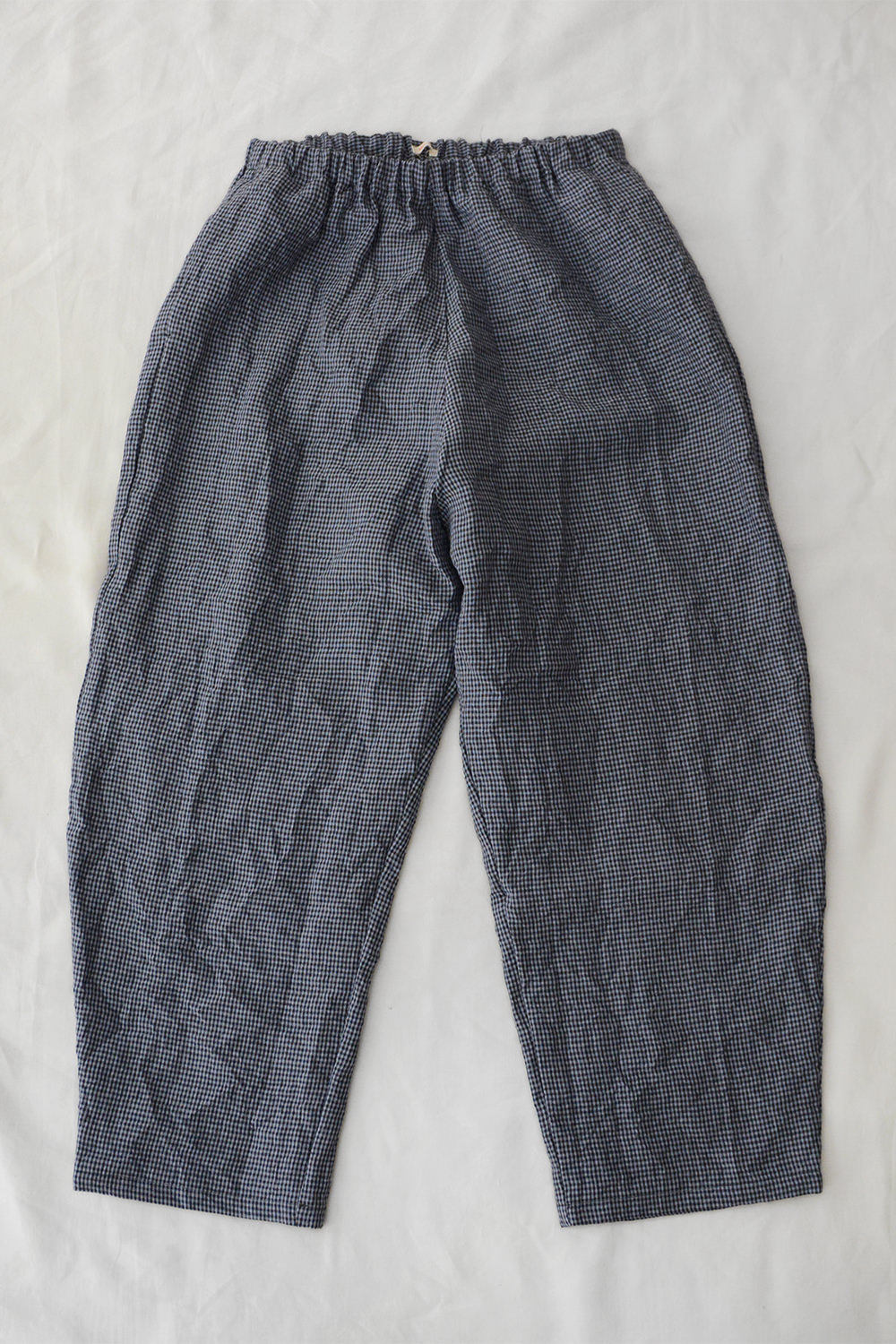apuntob blue check pants top picture