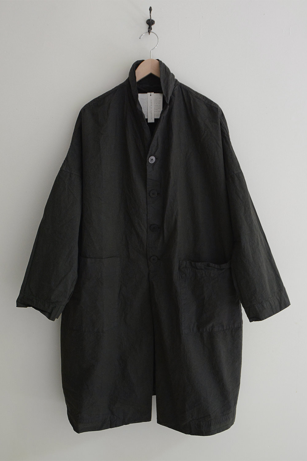 album di famiglia loose coat charcoal top picture