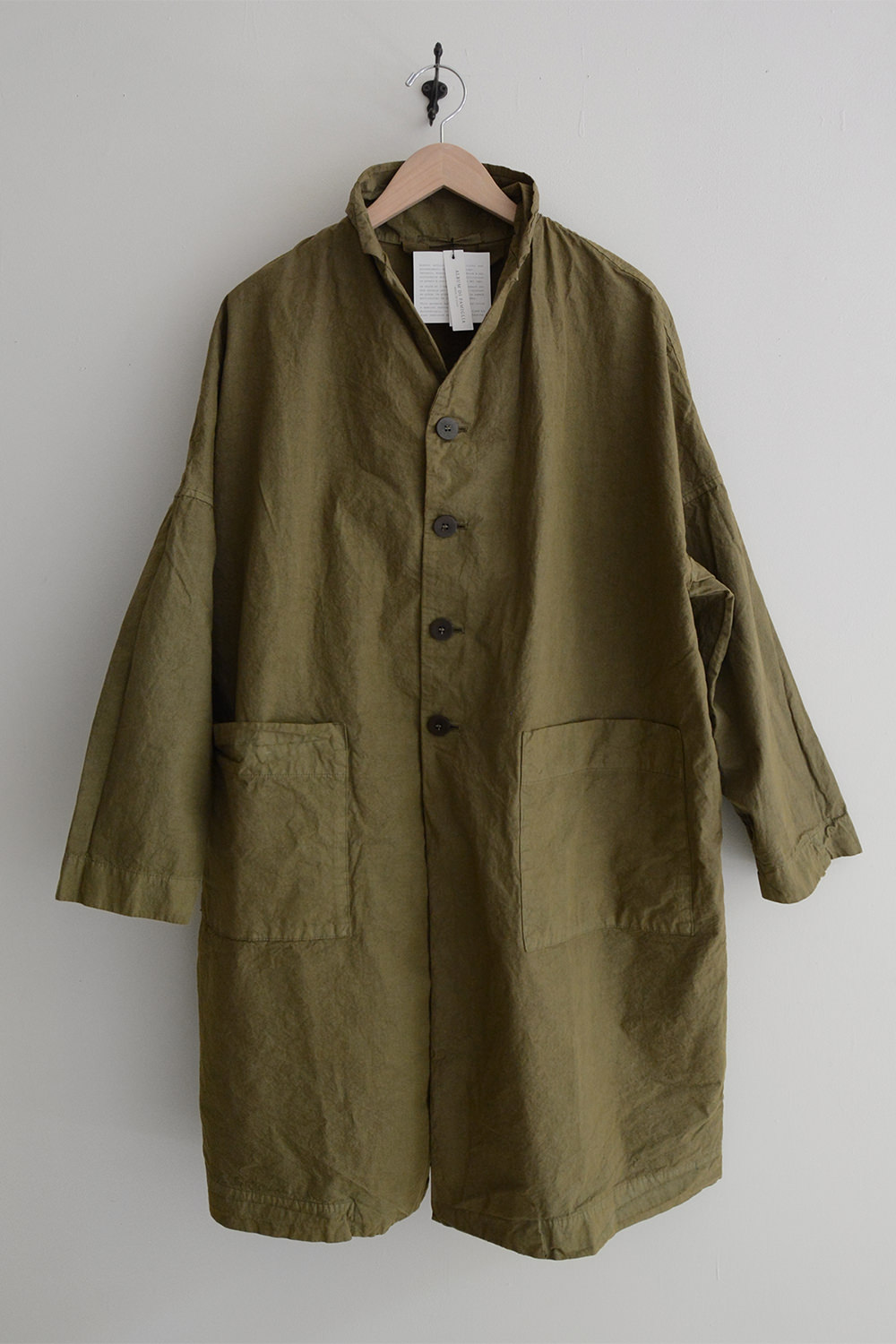 album di famiglia loose coat khaki top picture