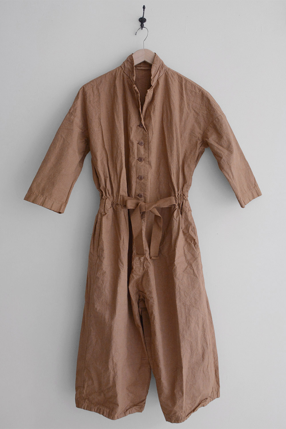 album di famiglia tailored collar jumpsuit pottery top picture
