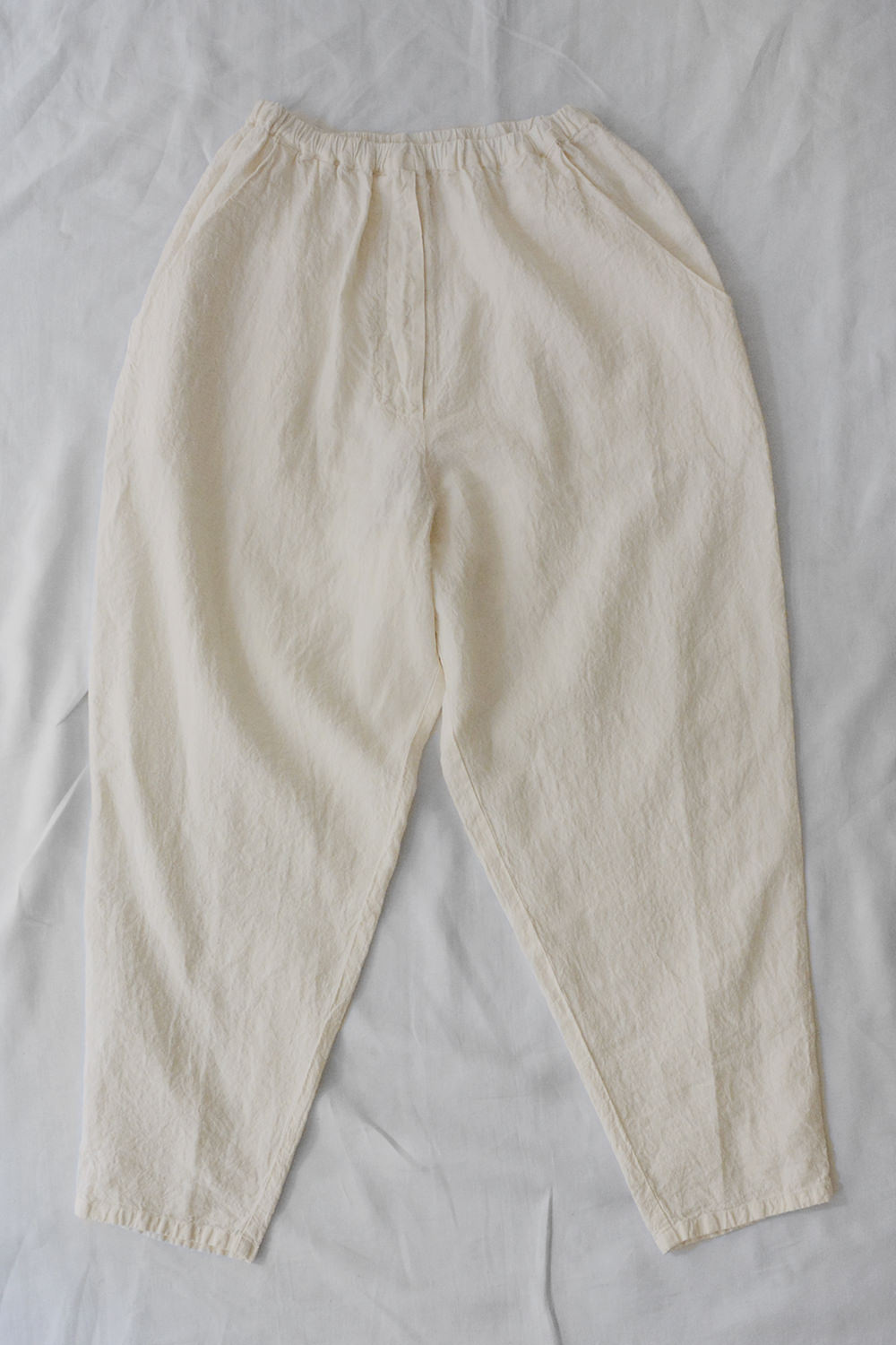 manuelle guibal linen worker pants marshmallow top picture