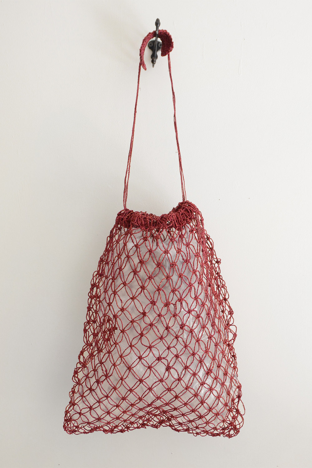 Sophie Digard Raffia Net/Mesh Bag Red Top Picture