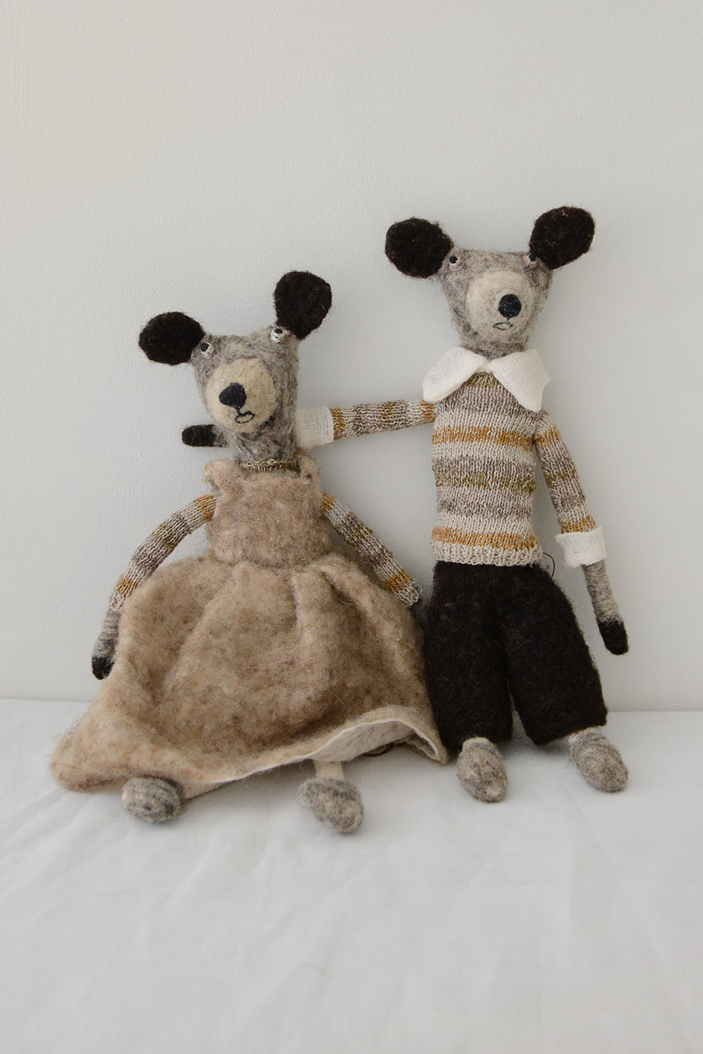 Sophie Digard Stuffed Animal Dolls Mouse Boy and Girl Top Picture