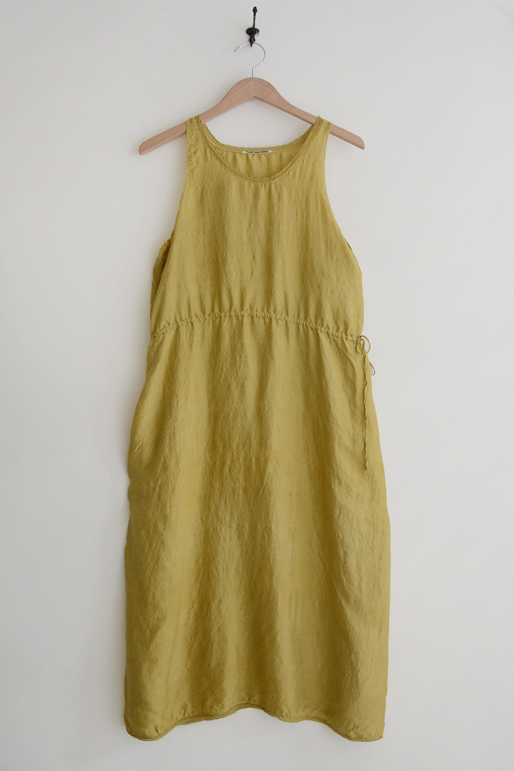 Kaval, 100% Khadi silk. Handmade in Japan. Slip Dress with Drawstring a Top Picture
