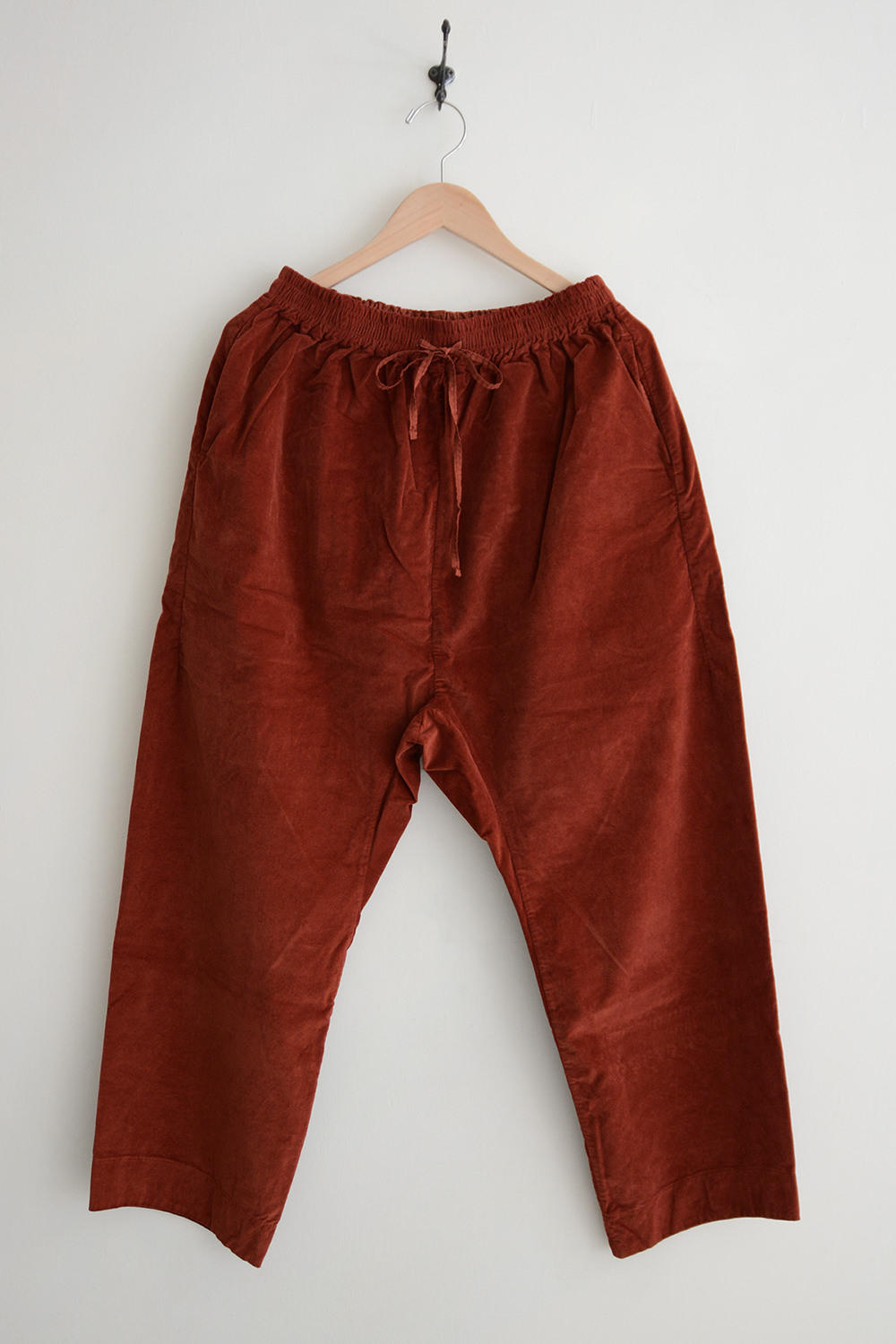 album di famiglia velvet pants in red the top picture