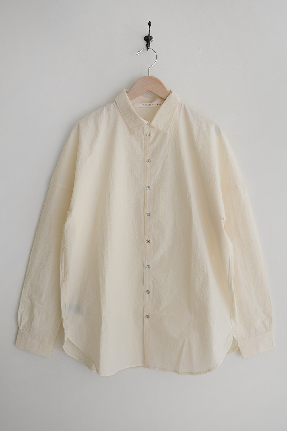 Bergfabel, Loose Tyrol Shirt - White Made in Italy - MAKIE