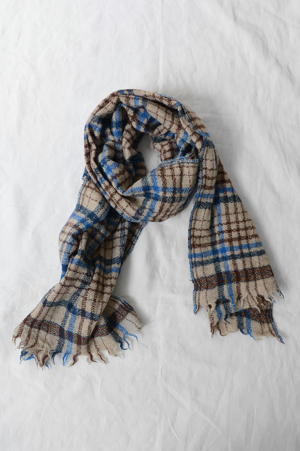 Moismont Wool Scarf Echarpe N°701, Beige Top Picture
