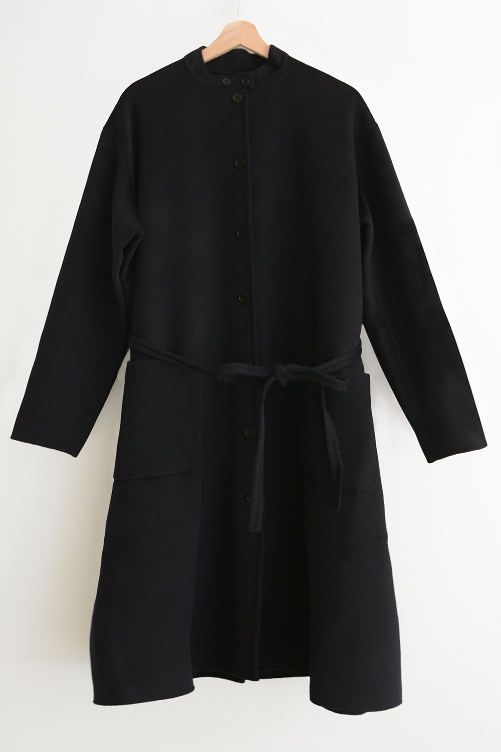 manuelle guibal 6533 cashmere coat black top picture