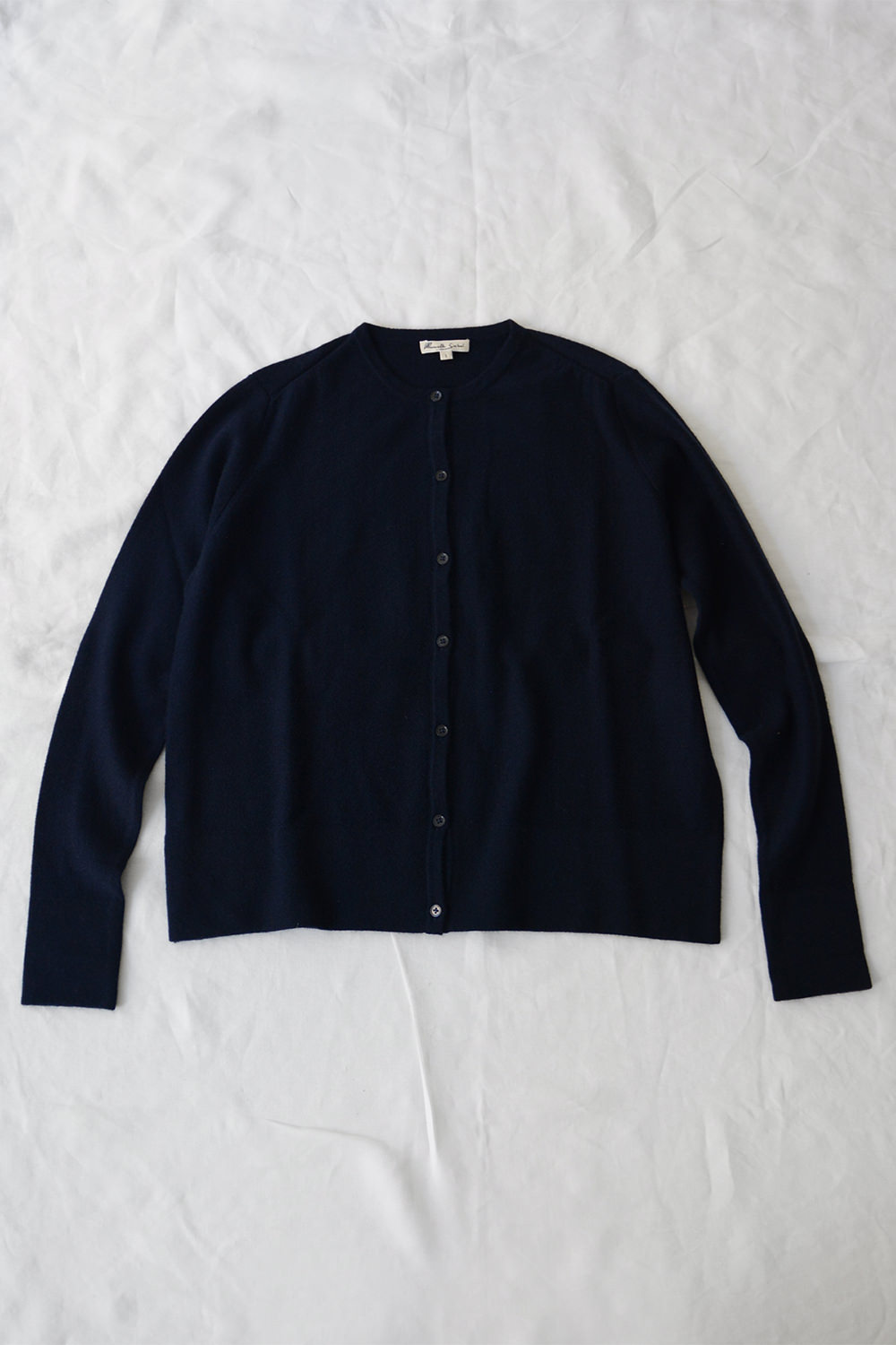 manuelle guibal 6552 cashmere cardigan ultra dark top picture
