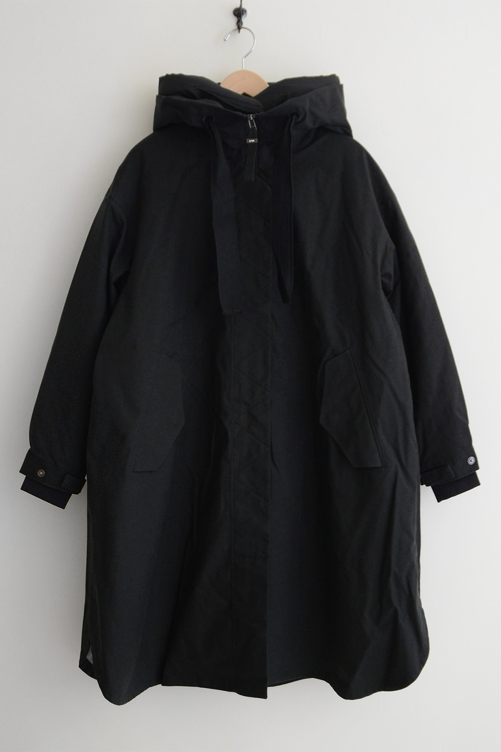 G-lab Akira Soft Canvas Coat in Black Top Picture
