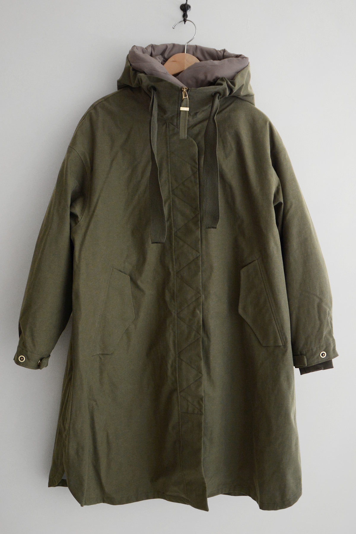 G-lab Akira Soft Canvas Coat in Leaf Top Picture