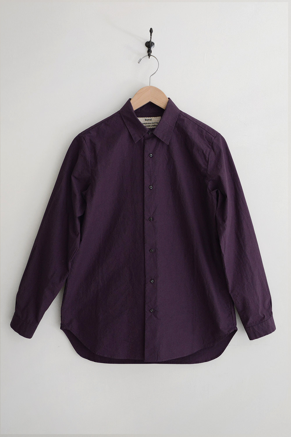 Kaval, Basic Plain Shirt - Purple