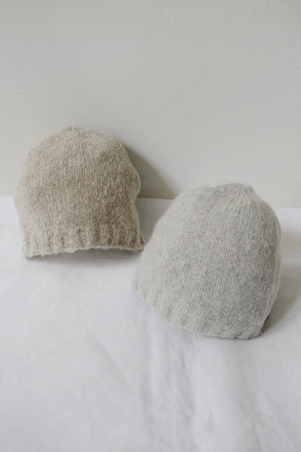 Cashmere Cap Henry - Lt. Gray and Beige