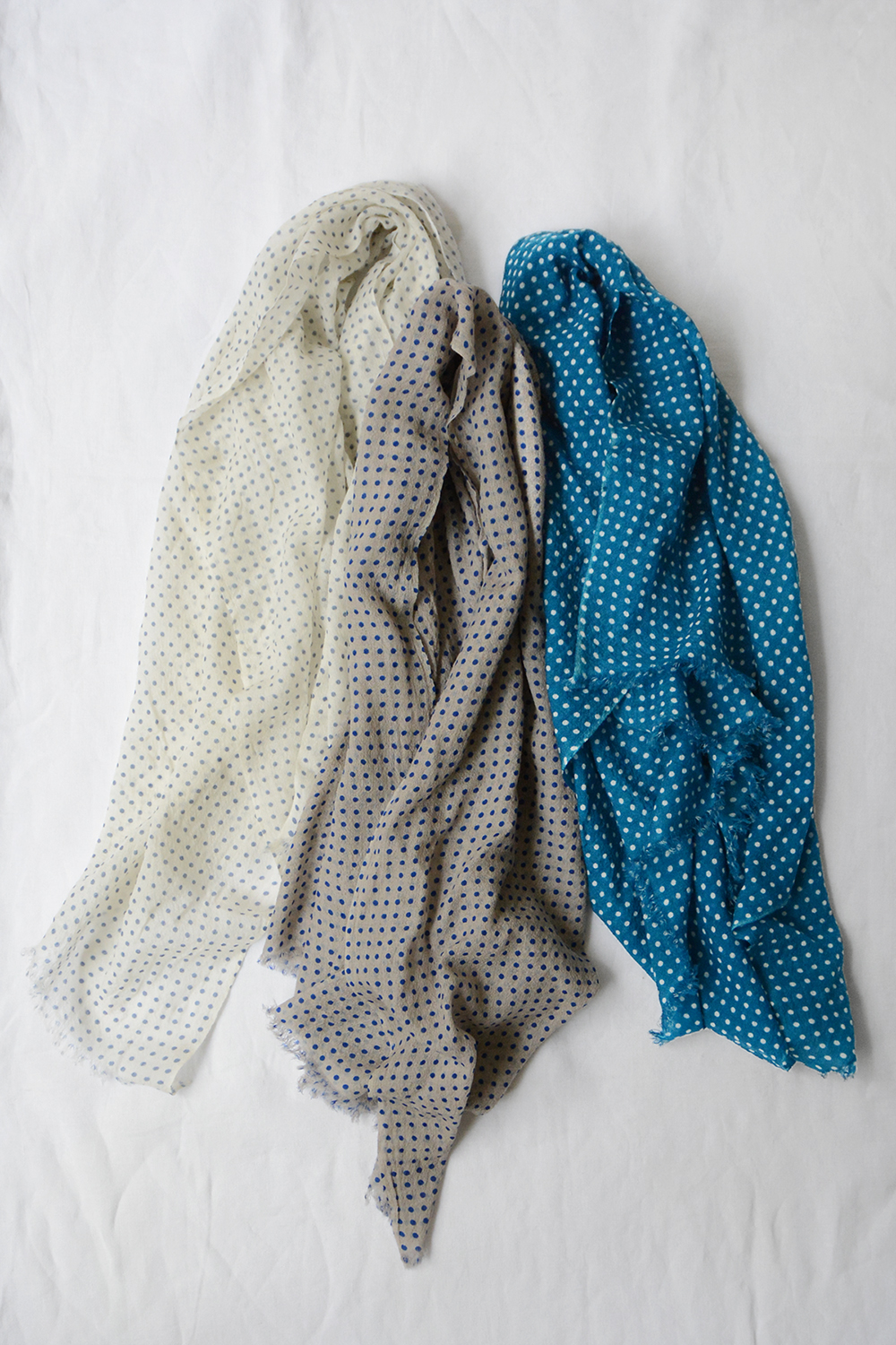 Makie Cashmere Scarf Polka Dot Top Picture