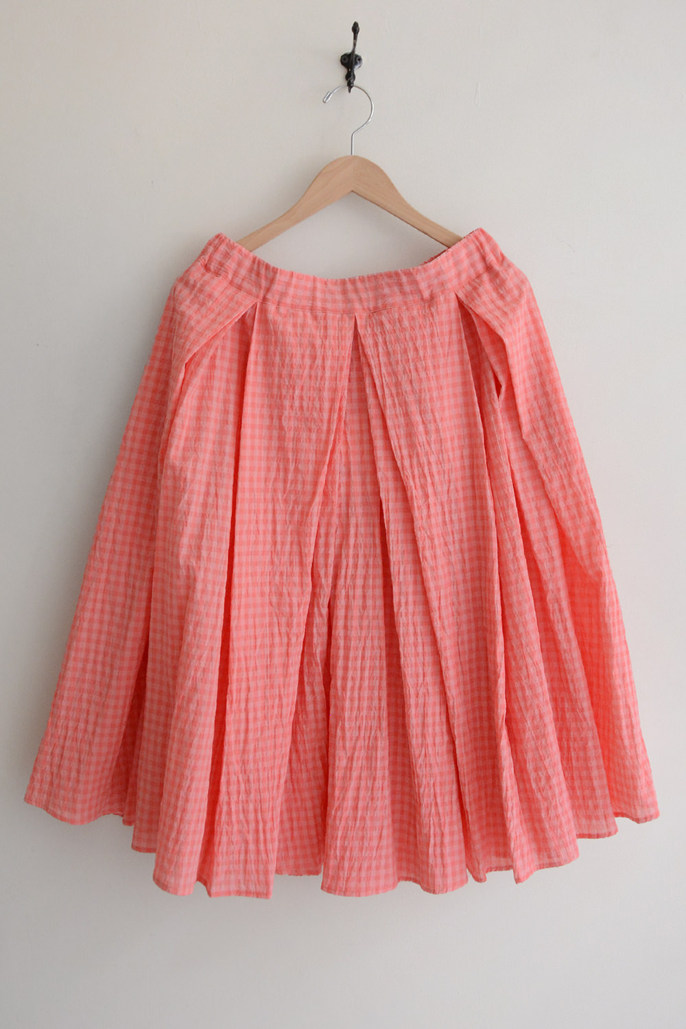 apuntob check skirt strawberry top picture