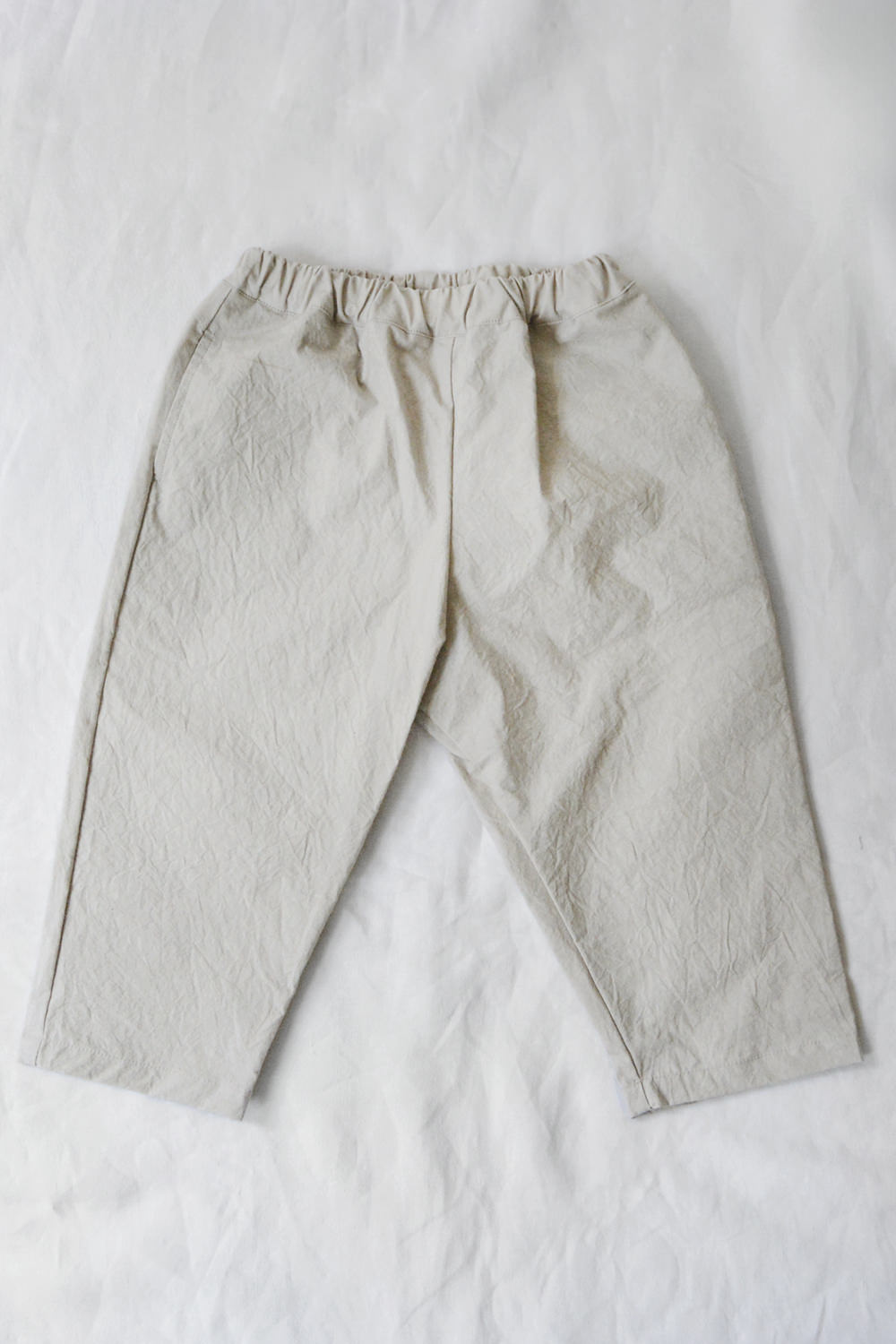 MAKIE Cotton Pants in Sand Top Picture.