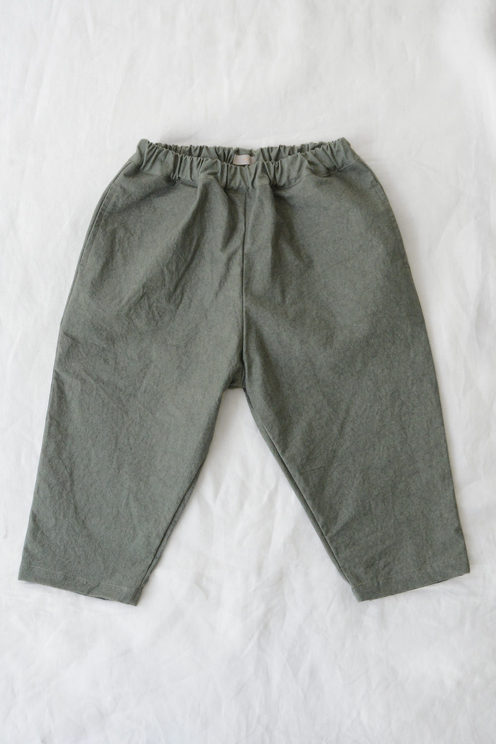 MAKIE Cotton Pants in army green Top Picture.