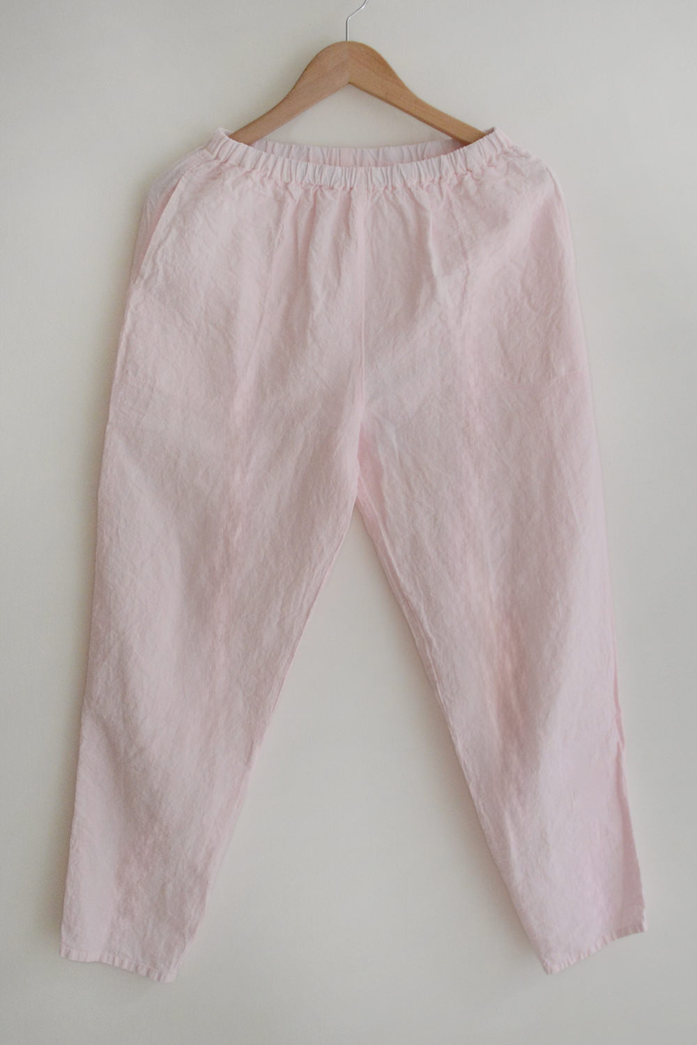 Manuelle Guibal Linen Simple Pants Think Pink Top Picture
