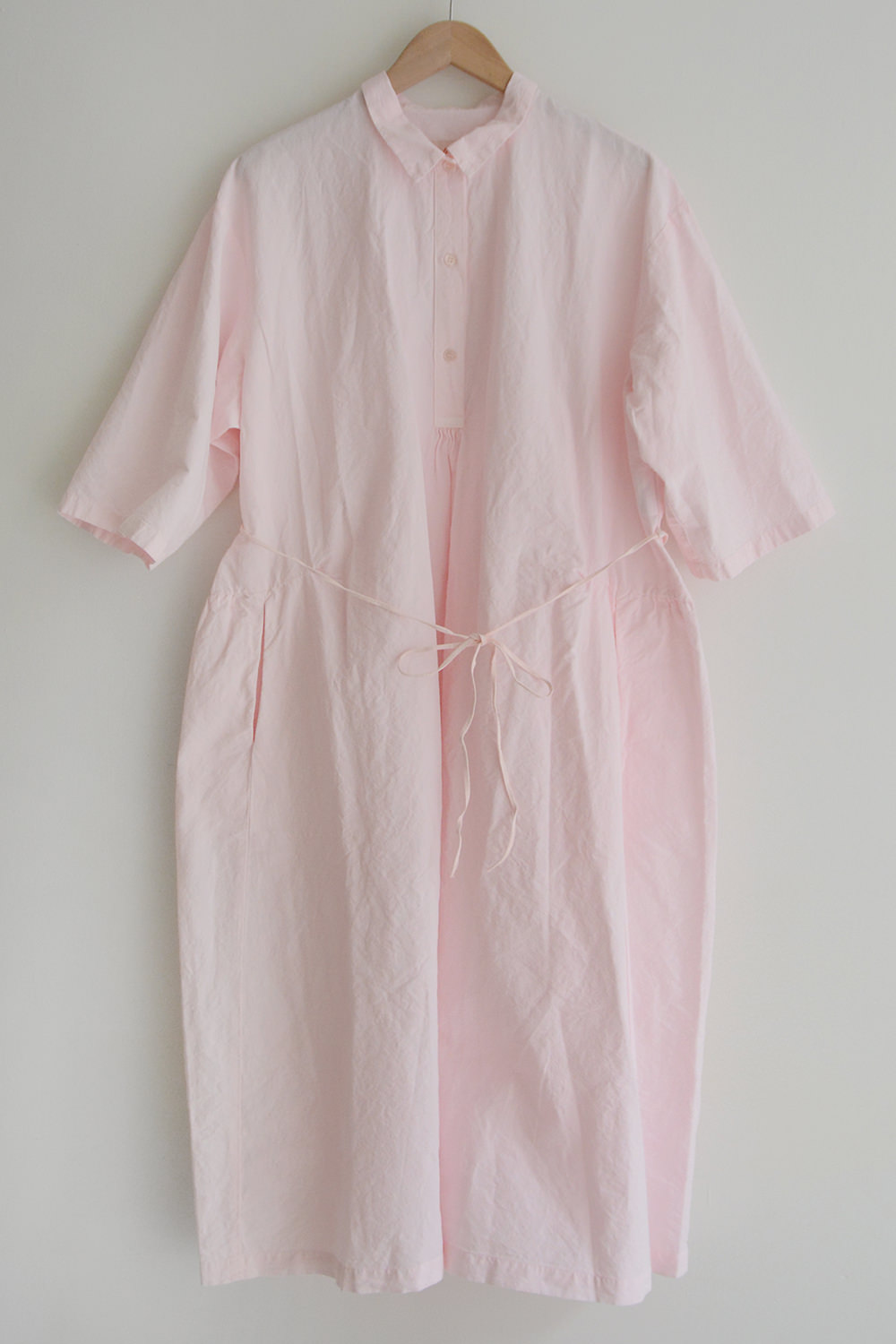 Manuelle Guibal Linen Dress Coli Think Pink Top Picture