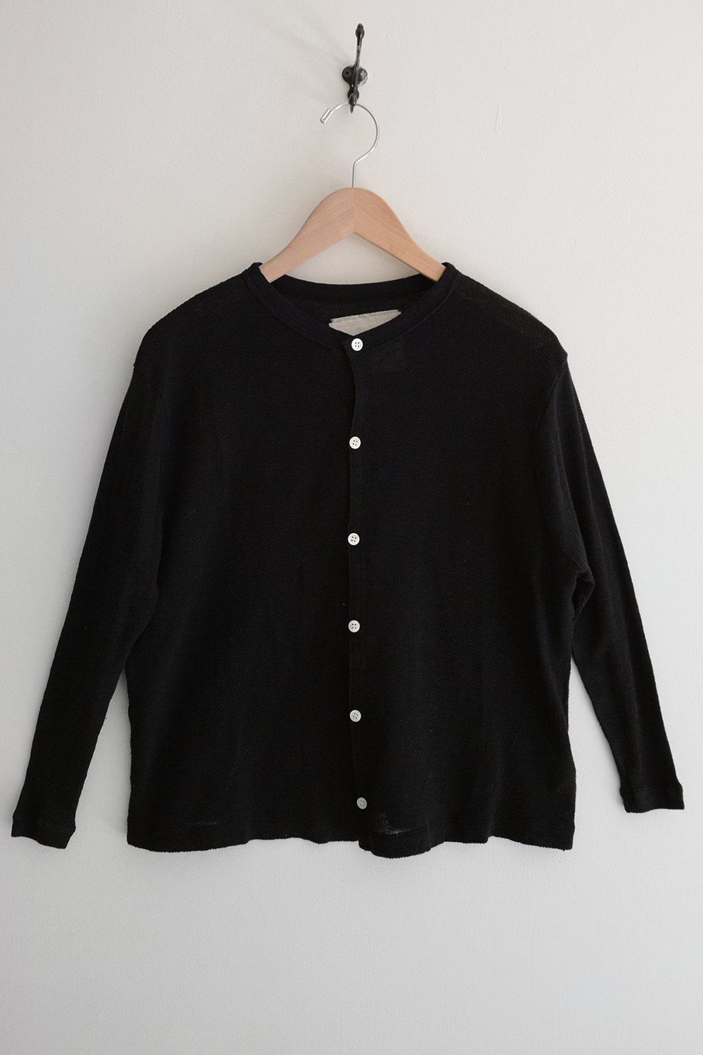 V::room, Women's Hemp Cardigan - Black