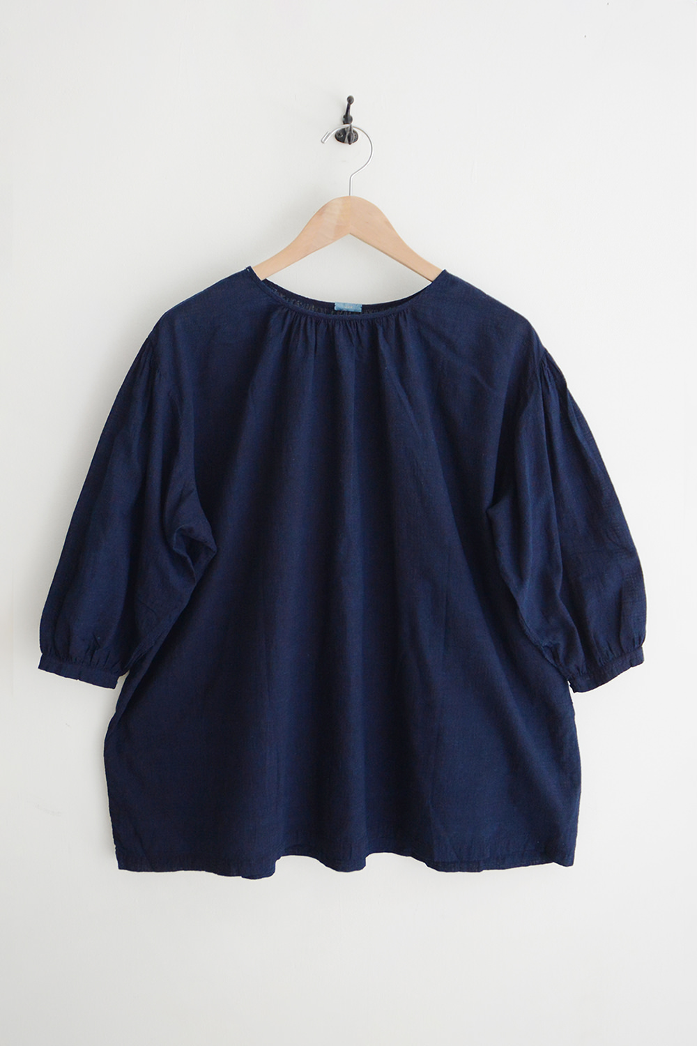 MAKIE, Puff Sleeve Blouse Amity - Indigo Blue