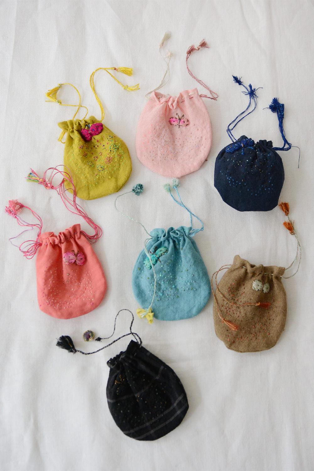 Antonia Rossi, Handmade Small Linen Sachet - Group B