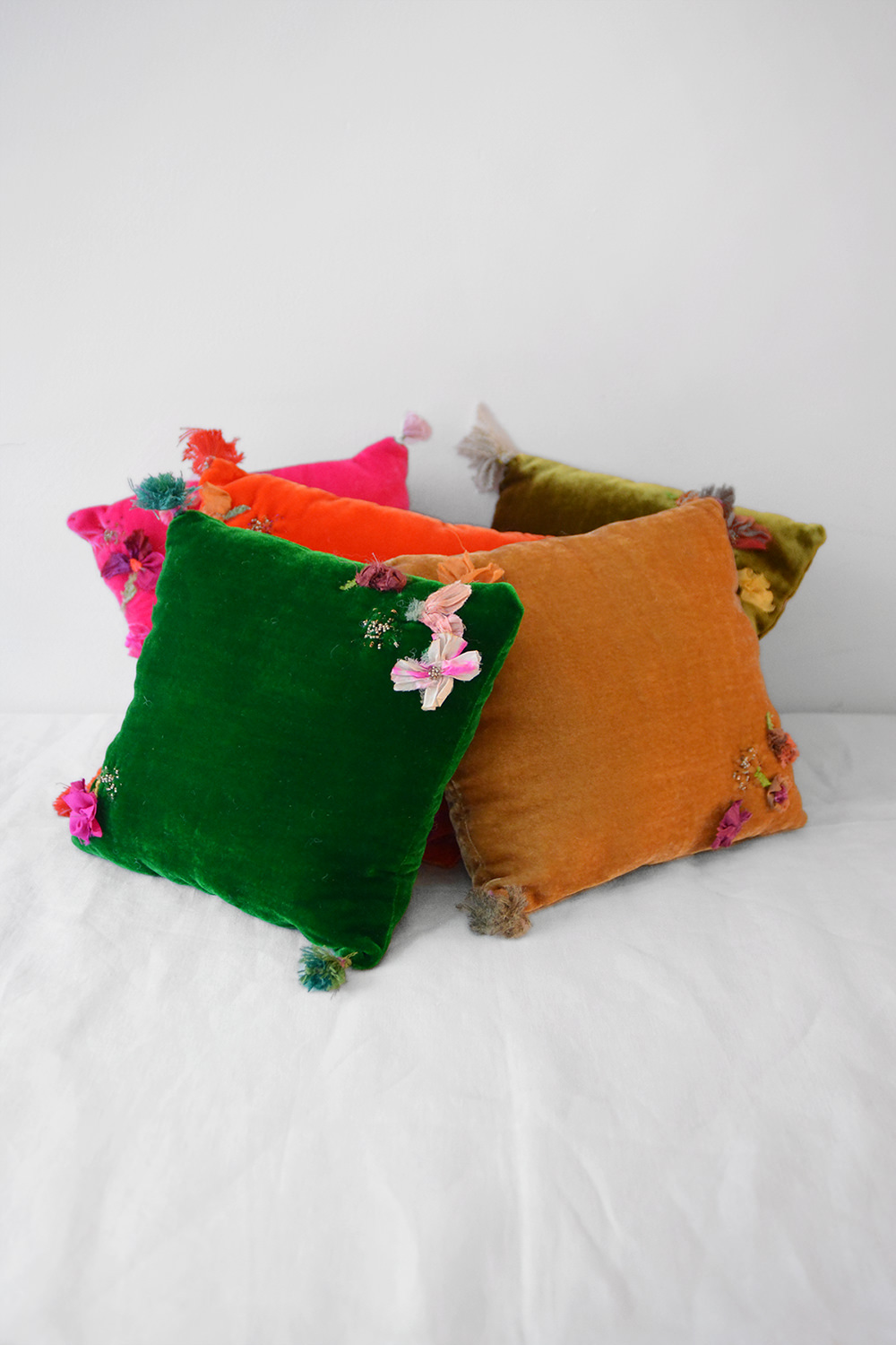 Antonia Rossi, Silk Velvet Pillow - Group #F