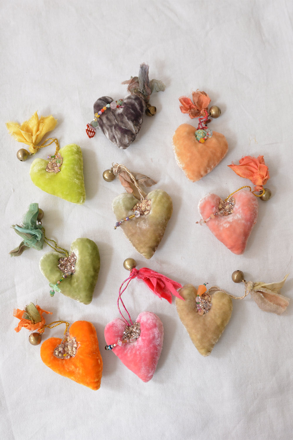 Antonia Rossi, Handmade Heart Ornaments - Group B