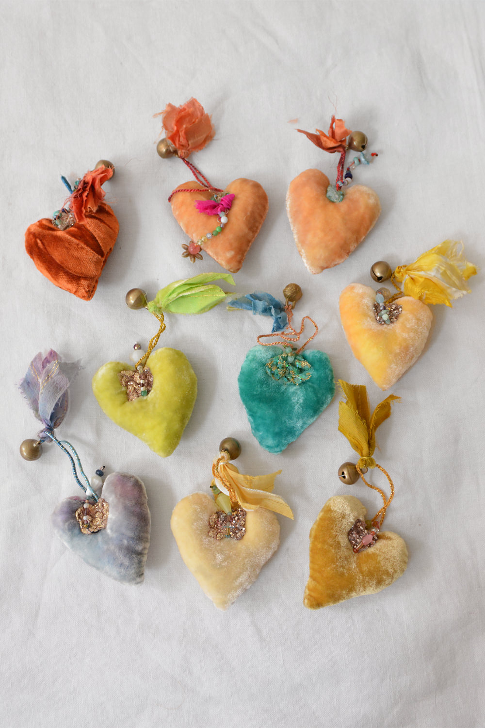Antonia Rossi, Handmade Heart Ornaments - Group D