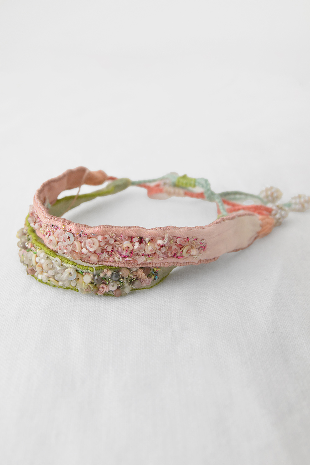 Antonia Rossi, Embroidered Beads Bracelet - #3