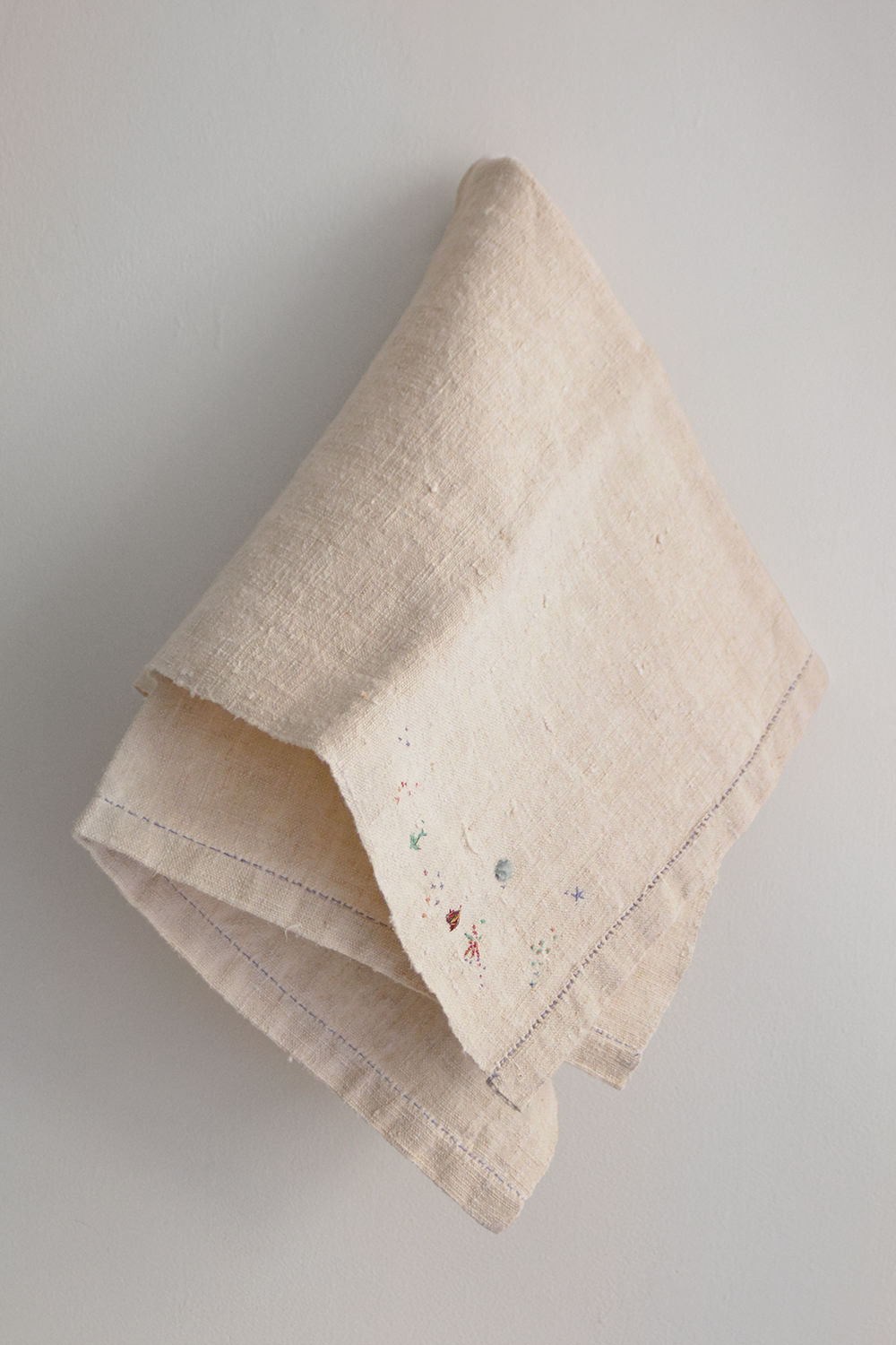 Antonia Rossi, Embroidered Linen Napkins - Natural A