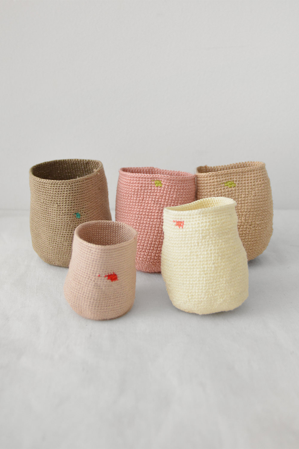 Fatima Loubirat, Mini Knitted Basket - Group 2