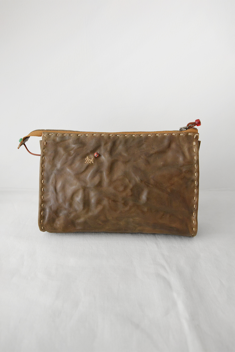 Henri, Pouch - Dog Natural Stitches
