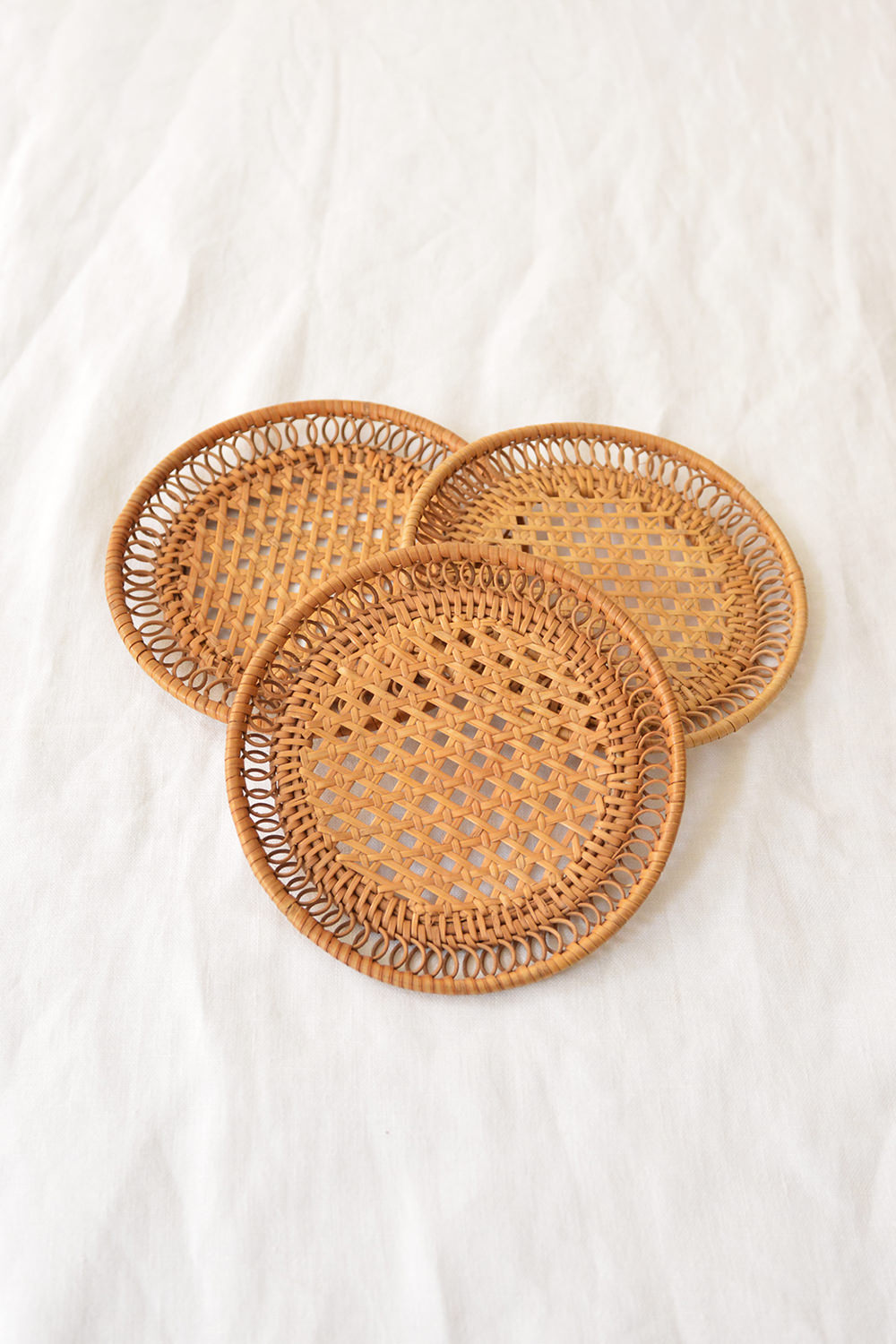 French Vintage Woven Coasters