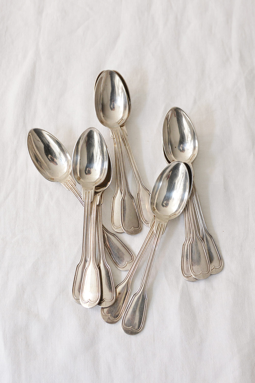 French Vintage, Silver Plated Christofle Chinon Spoon