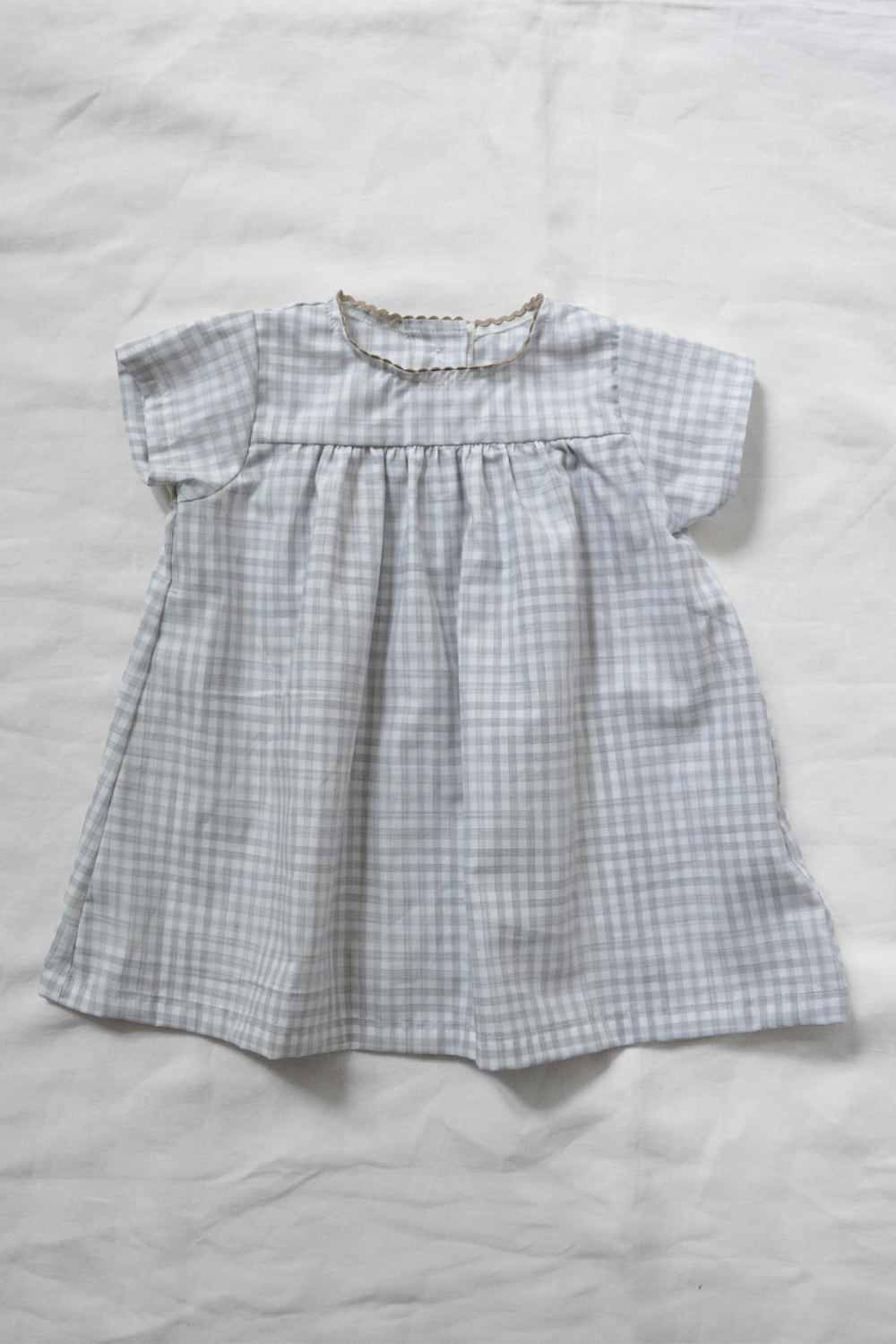 Dress May - Gray Check
