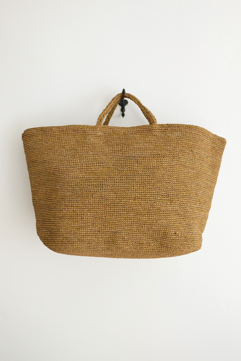 Sophie Digard Paris, S084/CR Crochet Raphia - Dark Natural