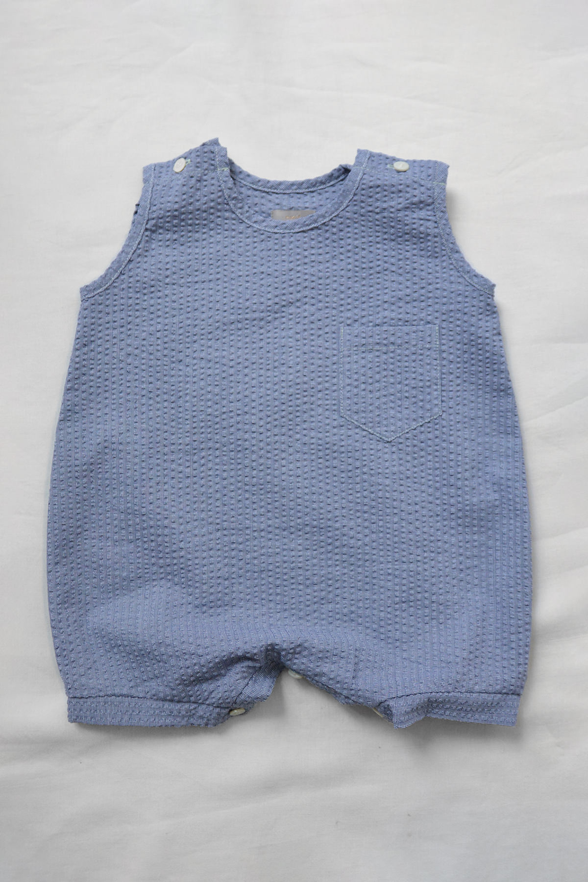 Sleeveless Onesie Sky - Ash Navy