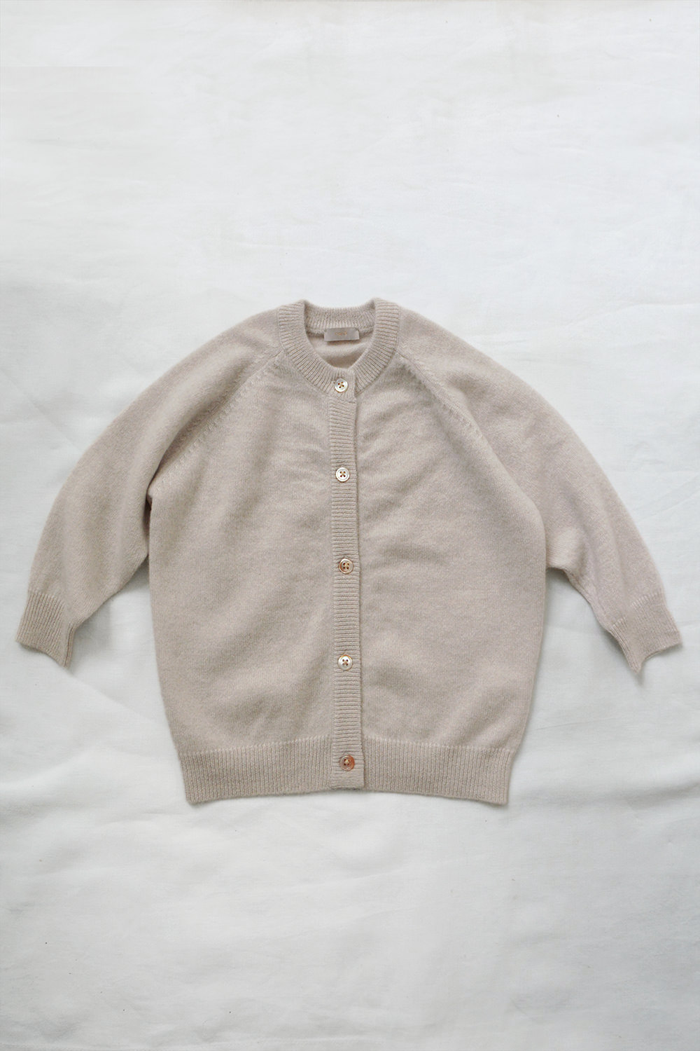 Cashmere Cardigan - Lt. Sand