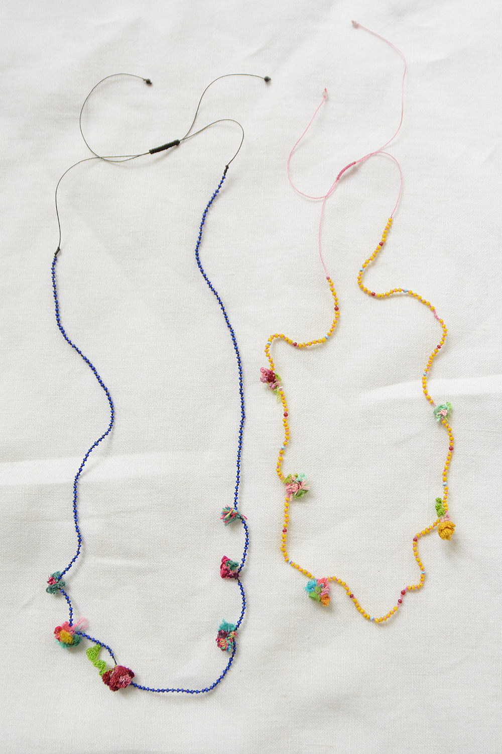 Antonia Rossi, Beads Necklace with Flower - Group #F