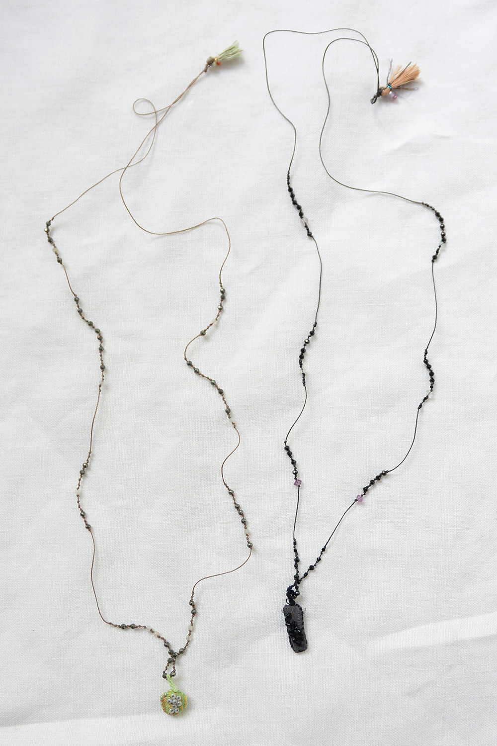 Antonia Rossi, Micro Beads with Charm Necklace - Group #I
