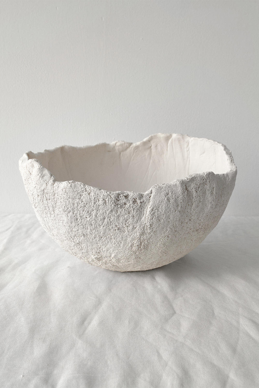 Genevieve Chevallier, Ceramic Bowl Large NY3 - White