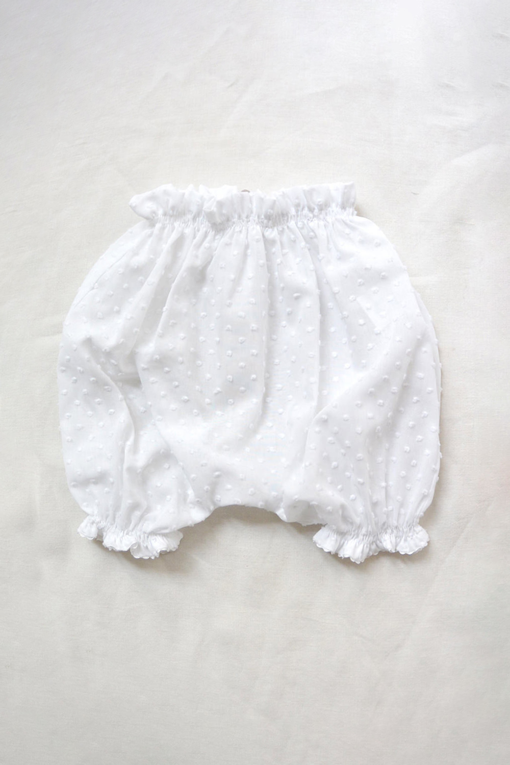 Swiss Cotton Bloomers - White Dots