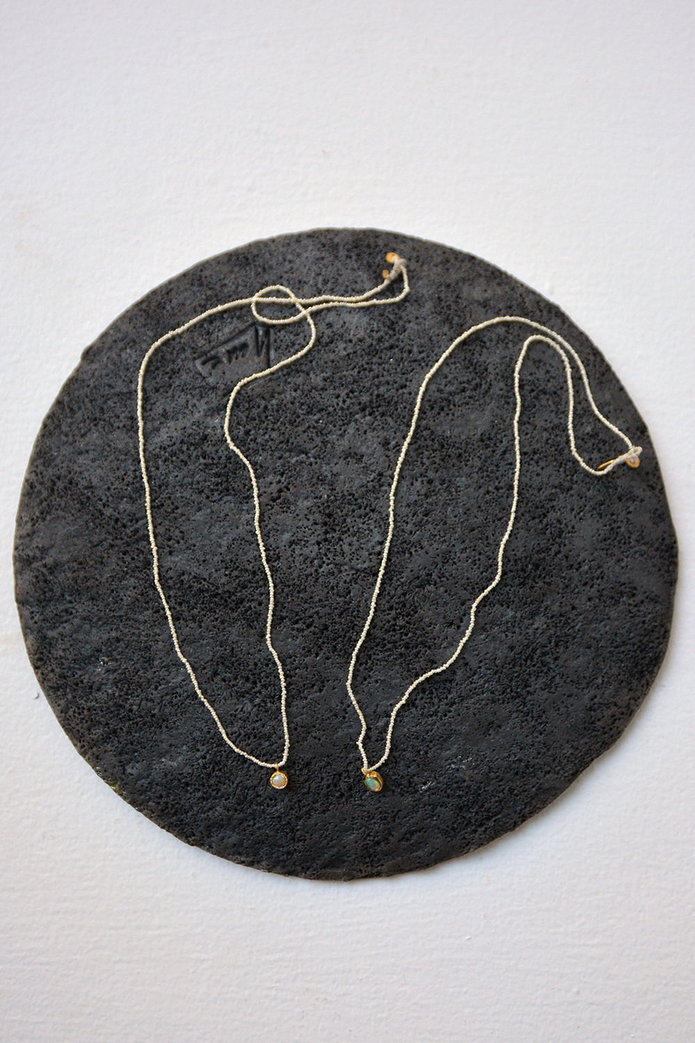 Antonia Rossi, Australian Opal Necklace with Freshwater Pearl Beads