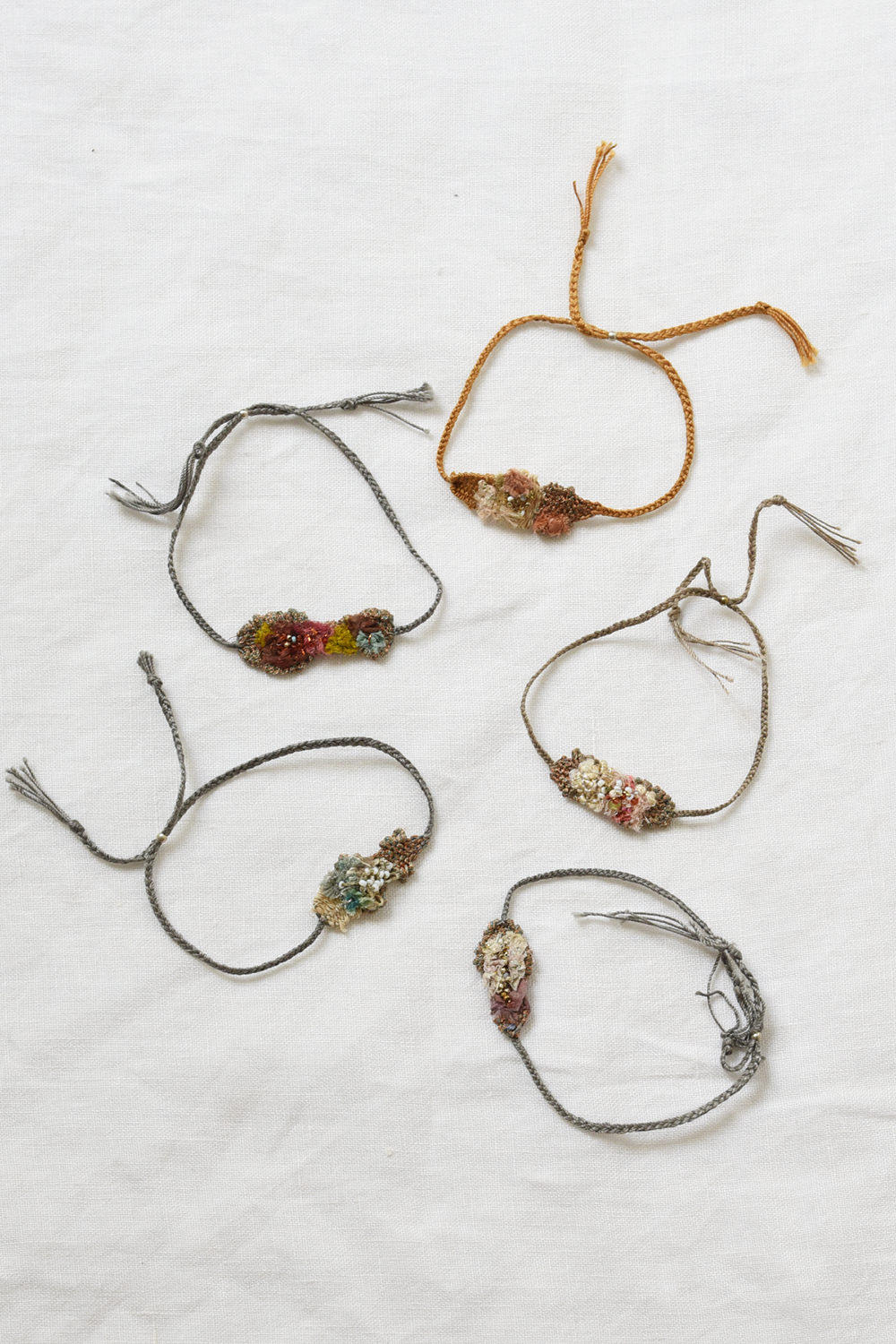 Antonia Rossi and Julia Von Stietencron, Handwoven Bracelet - JA35, 36, 37, 38, and 39