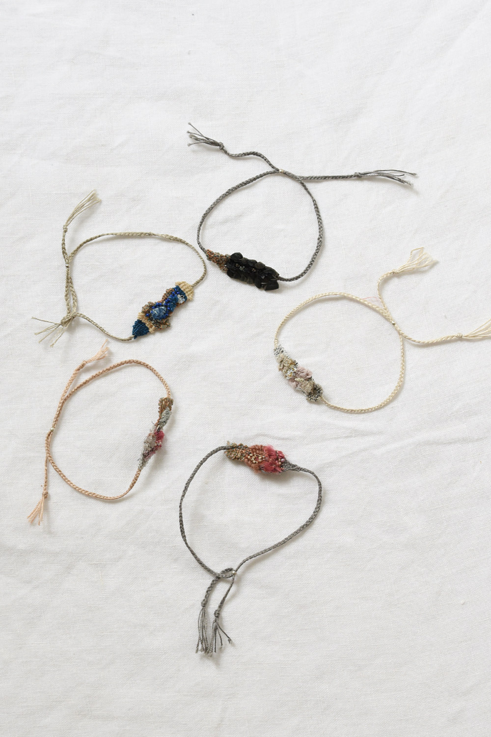 Antonia Rossi and Julia Von Stietencron, Handwoven Bracelet - JA40, 41, 42, 43, and 44