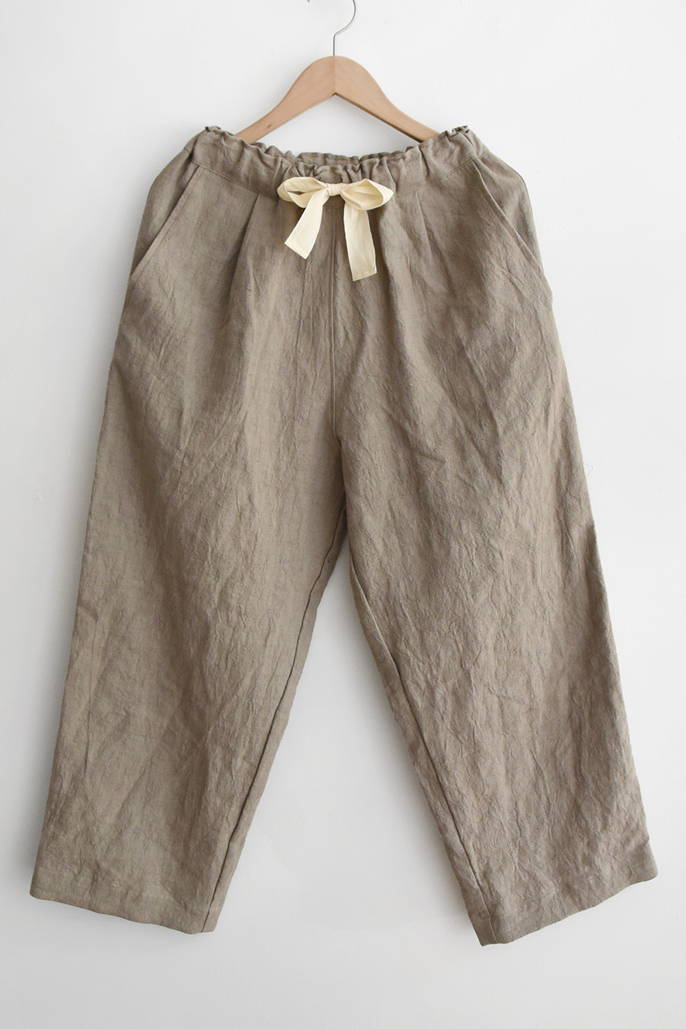 MAKIE, Linen Straight Pants Erin - Taupe